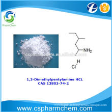 1,3-diméthylpentylamine HCL, CAS 13803-74-2, DMAA pour supplément nutritionnel